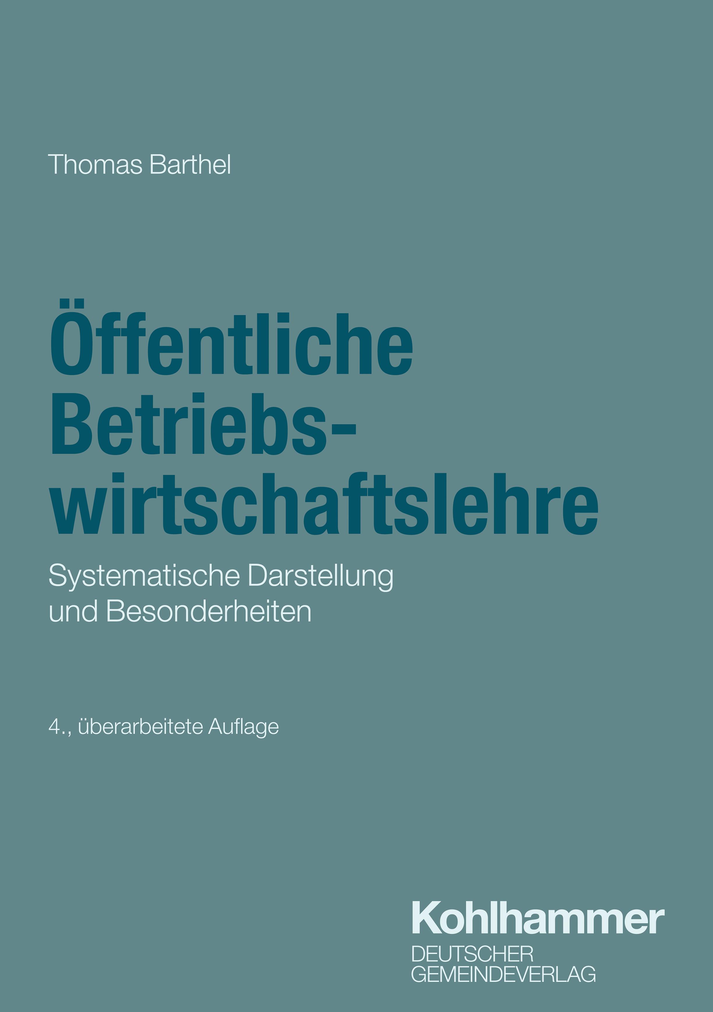 Vorderes Coverbild Öffentliche Betriebswirtschaftslehre