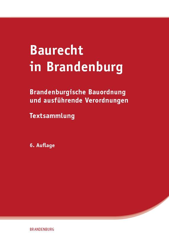 Vorderes Coverbild Baurecht in Brandenburg