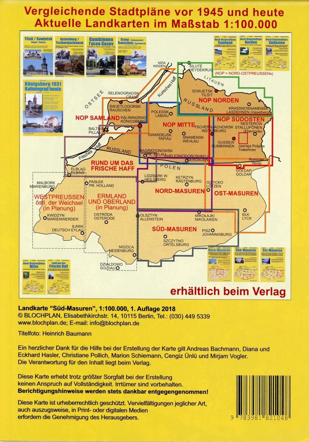 Beispielinhalt (Bild) Landkarte Süd-Masuren