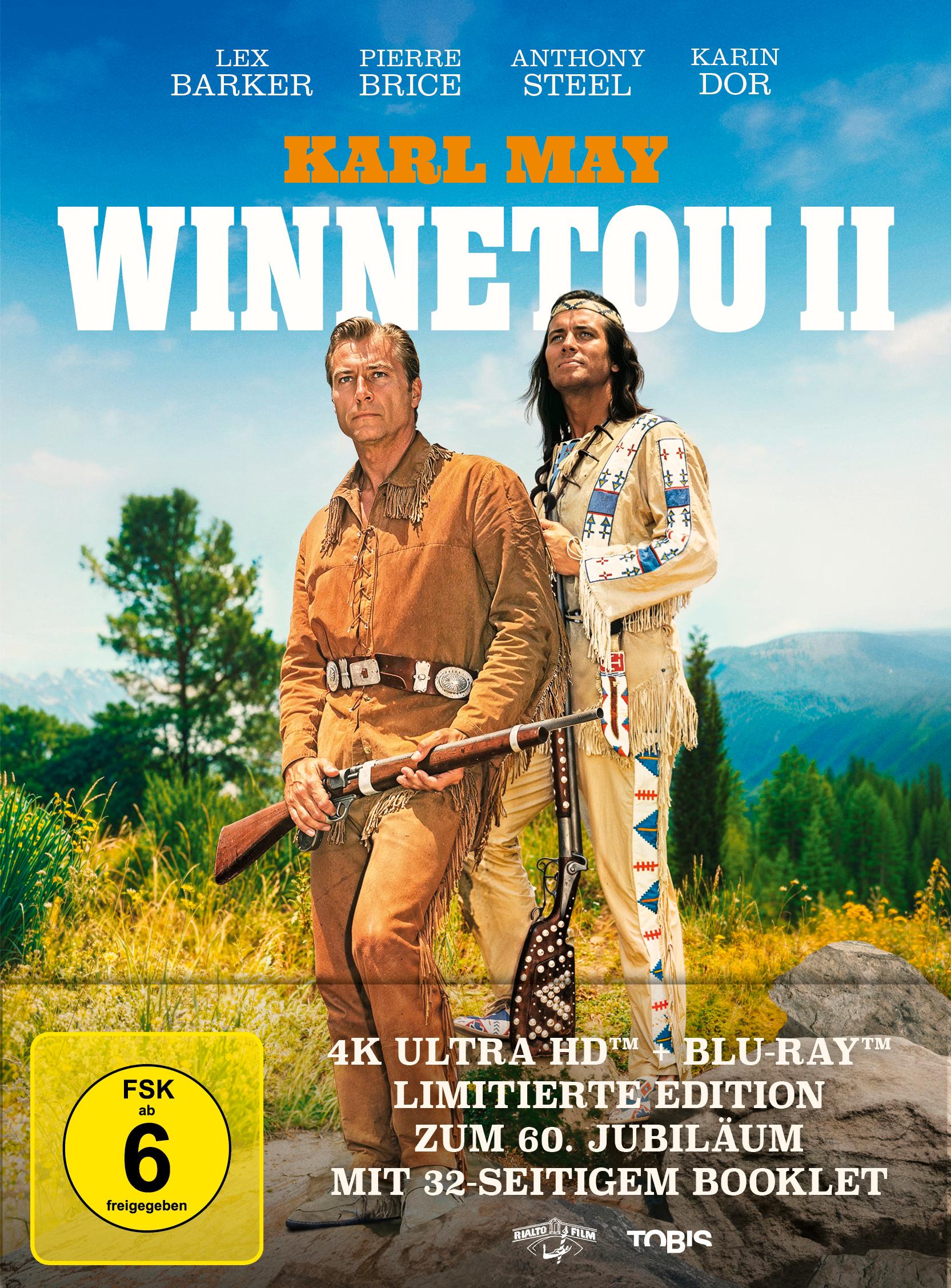 Vorderes Coverbild Winnetou II Limitiertes 4K UHD Mediabook