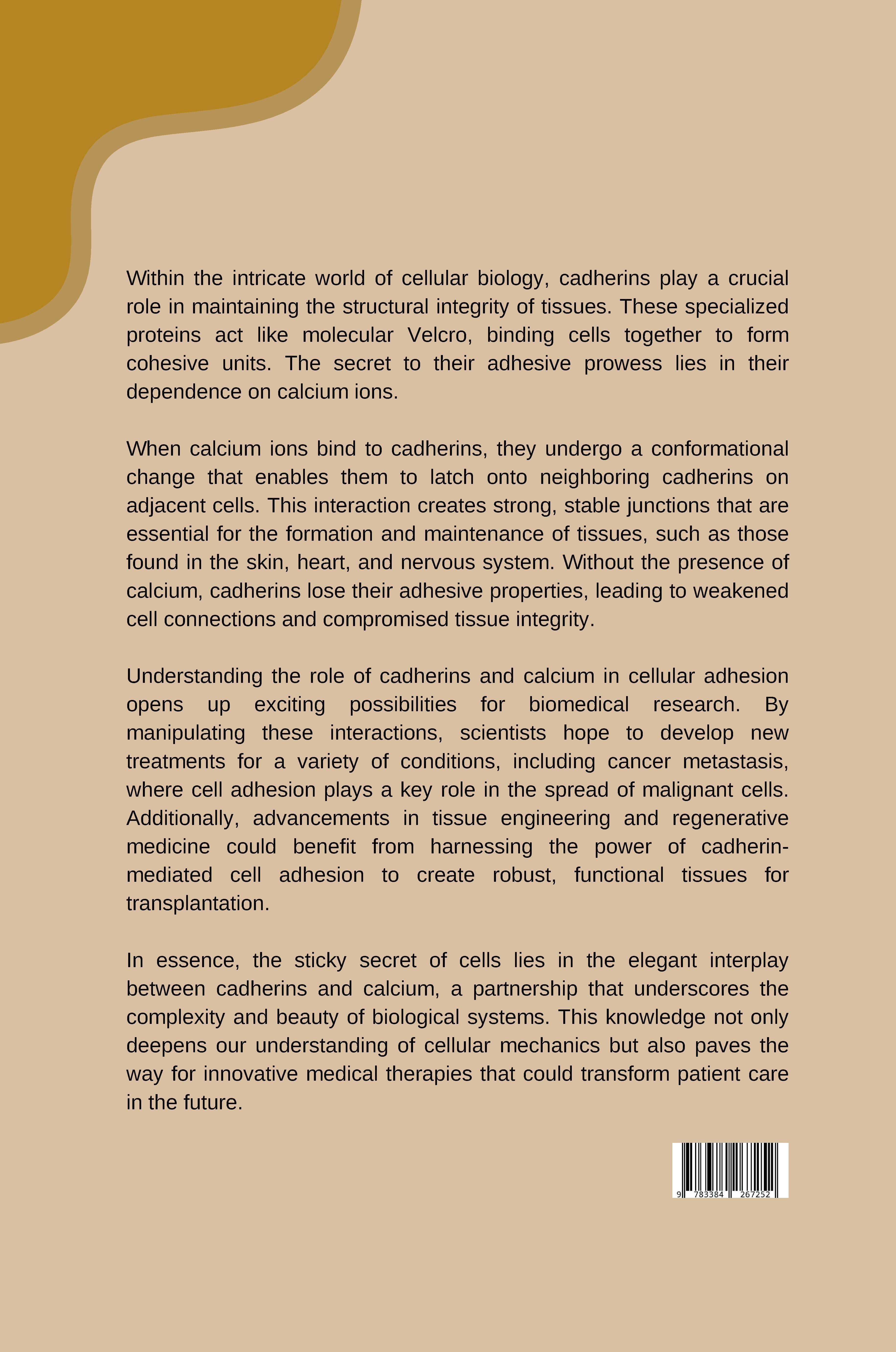 Rückseitencover Calcium, Cadherins, and Cell Adhesion: A Three-Way Dance