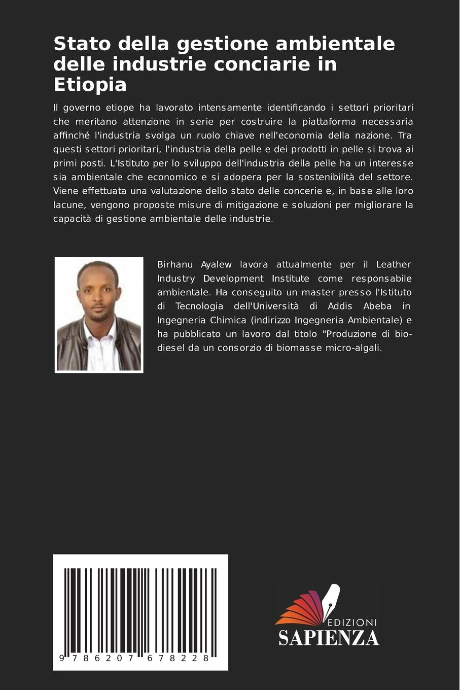 Rückseitencover Stato della gestione ambientale delle industrie conciarie in Etiopia