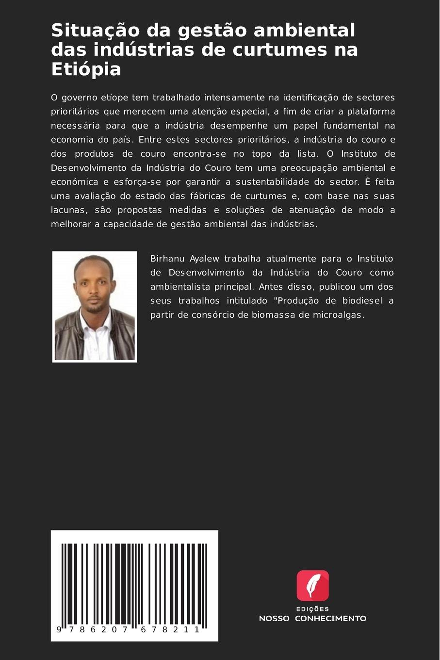 Rückseitencover Situação da gestão ambiental das indústrias de curtumes na Etiópia