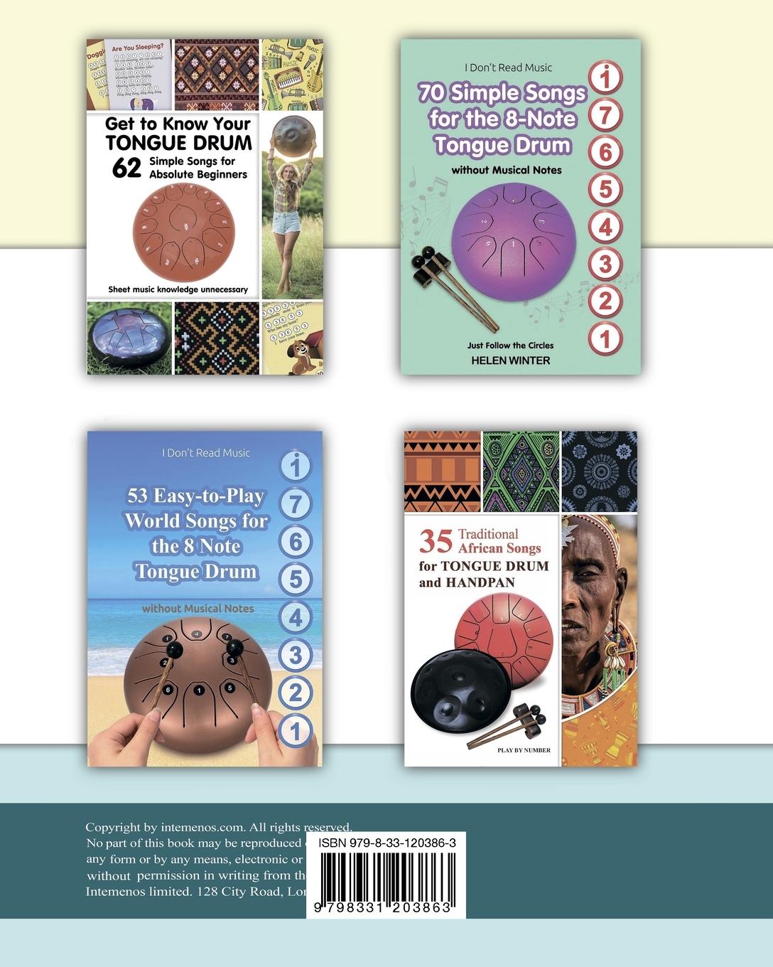 Rückseitencover Simple Beats the Easy-Peasy Songbook for Tongue Drum