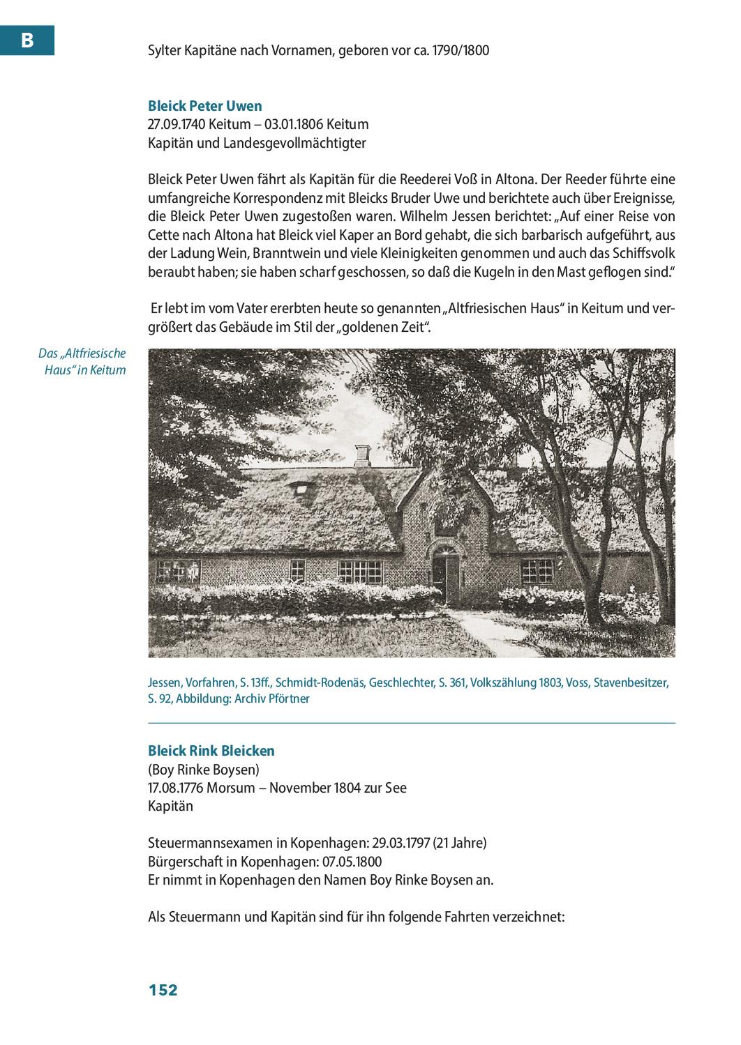 Beispielinhalt (Bild) Sylter Kapitäne