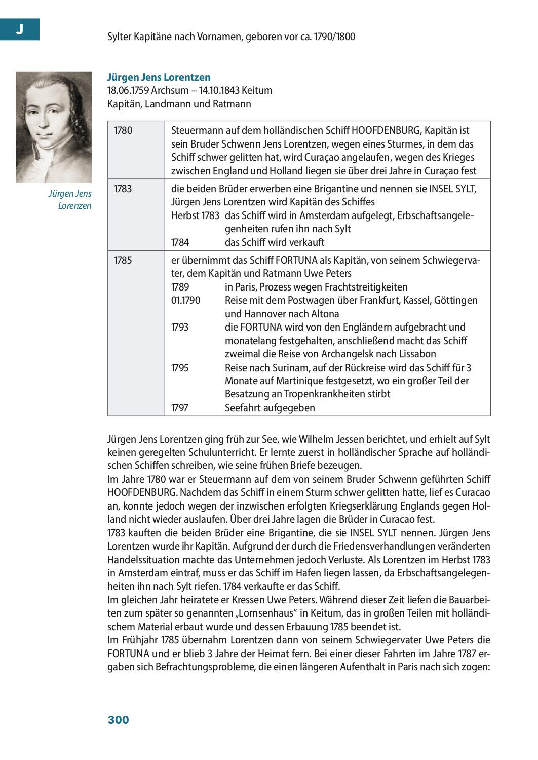 Beispielinhalt (Bild) Sylter Kapitäne