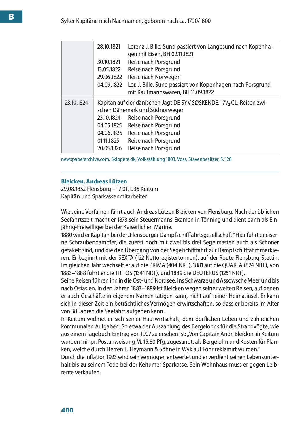 Beispielinhalt (Bild) Sylter Kapitäne