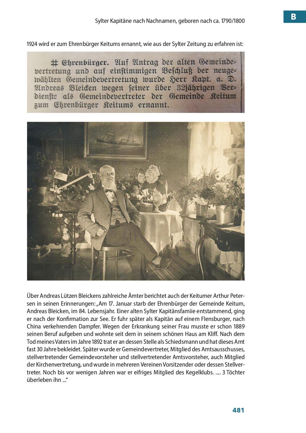 Beispielinhalt (Bild) Sylter Kapitäne