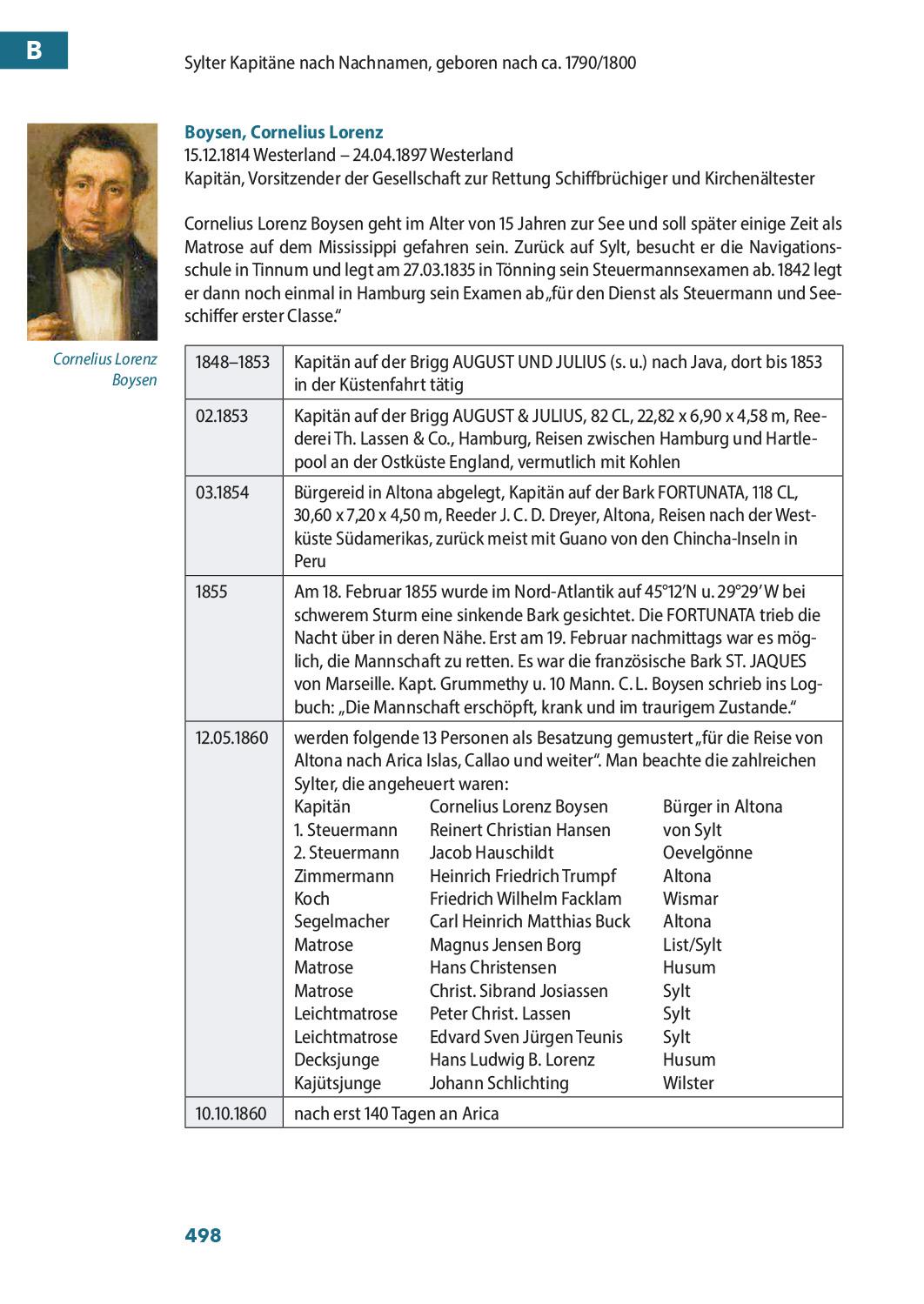 Beispielinhalt (Bild) Sylter Kapitäne