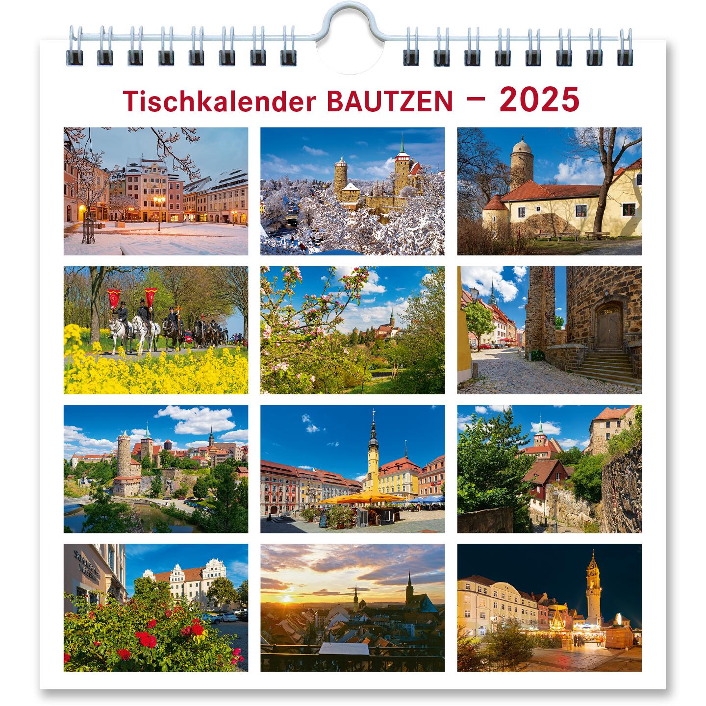 Beispielinhalt (Bild) Kalender Bautzen 2025