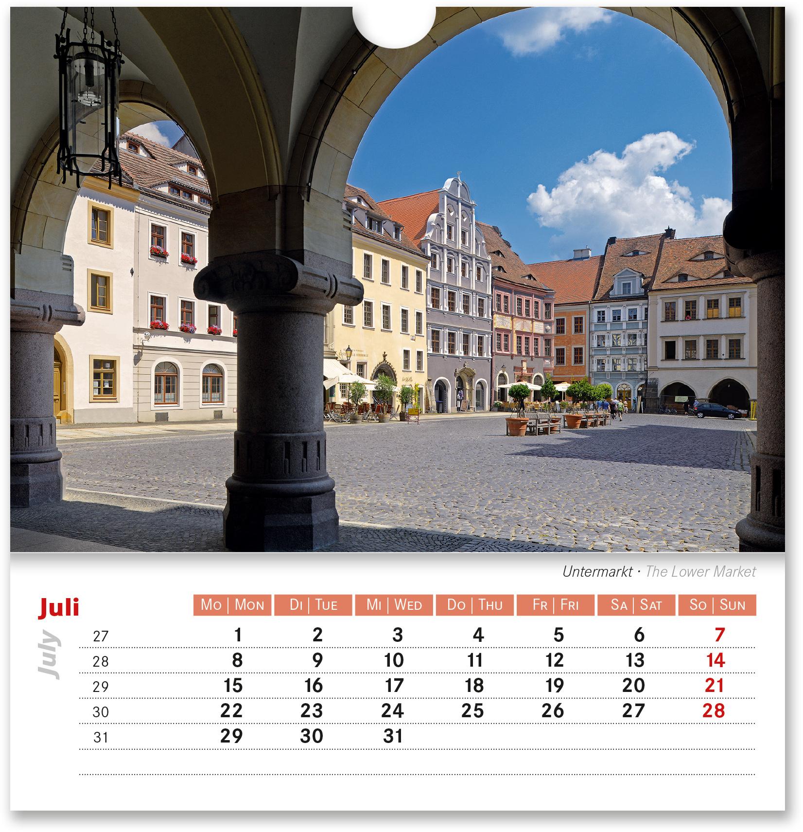 Beispielinhalt (Bild) Kalender Görlitz 2025