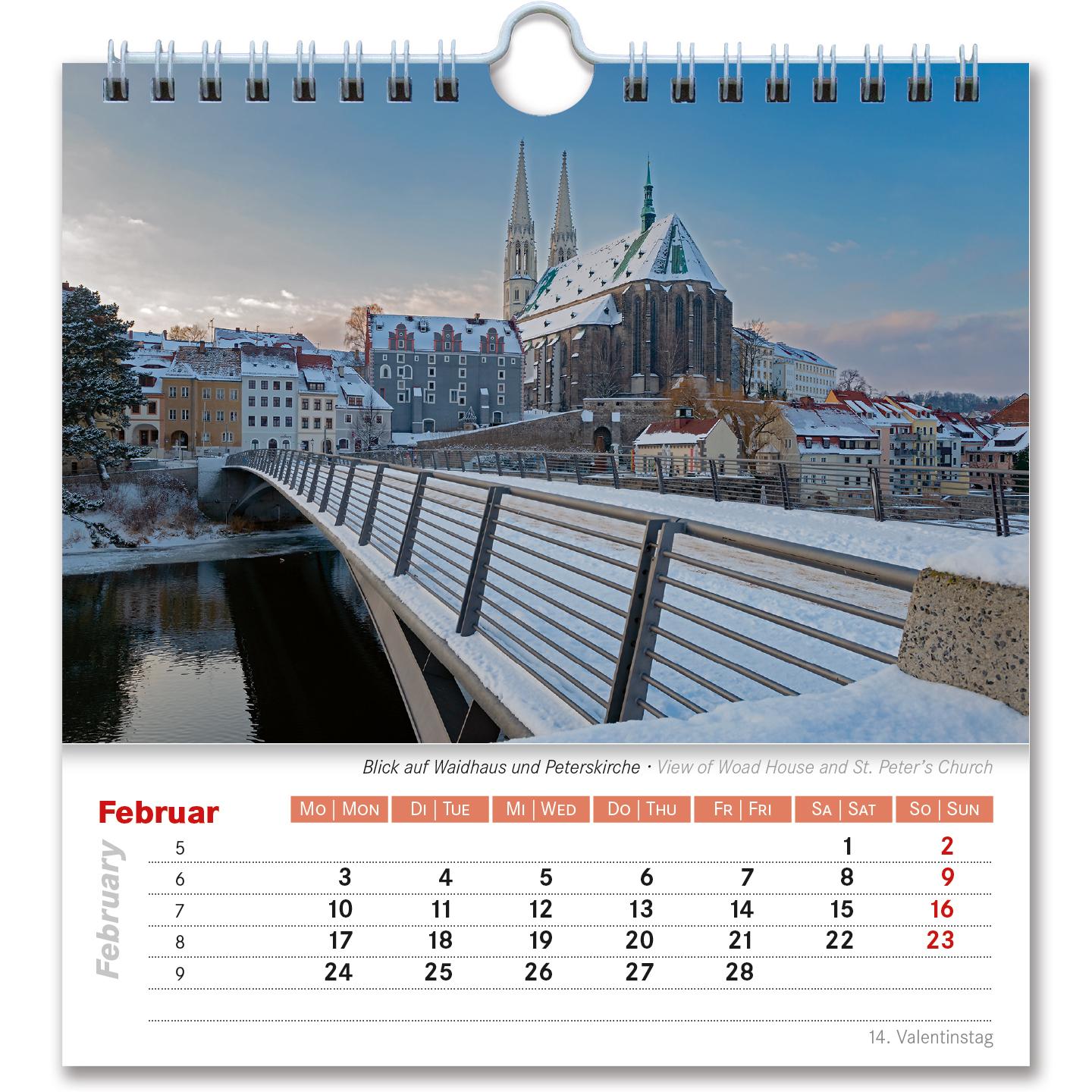 Beispielinhalt (Bild) Kalender Görlitz 2025