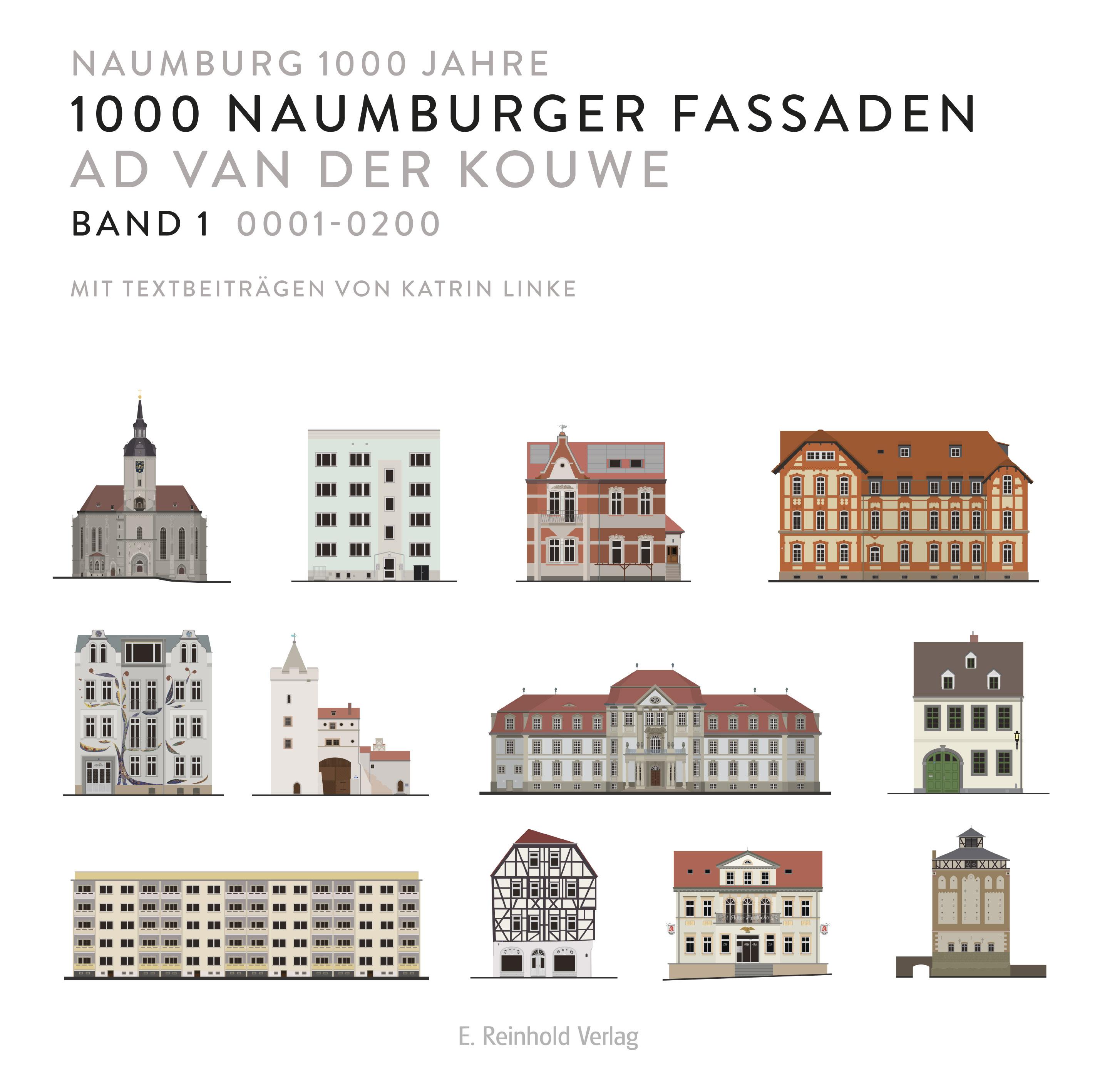 Vorderes Coverbild 1000 Naumburger Fassaden