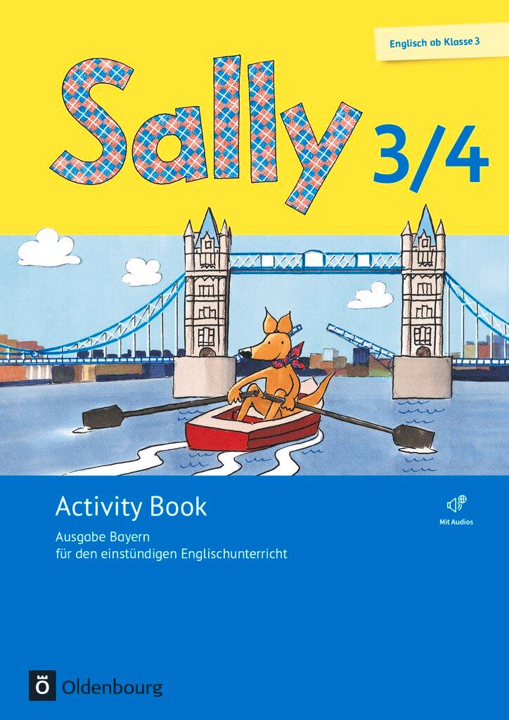Vorderes Coverbild Sally 3./4. Jahrgangsstufe. Bayern - Activity Book - Mit Webcode und Portfolio-Heft