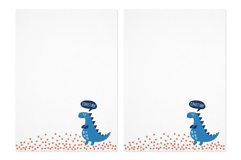 Vorderes Coverbild Notizblock-Set Dinosaurier (für Kinder)