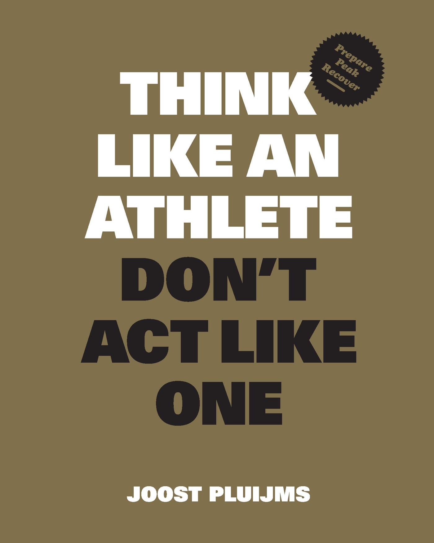 Vorderes Coverbild Think Like An Athlete