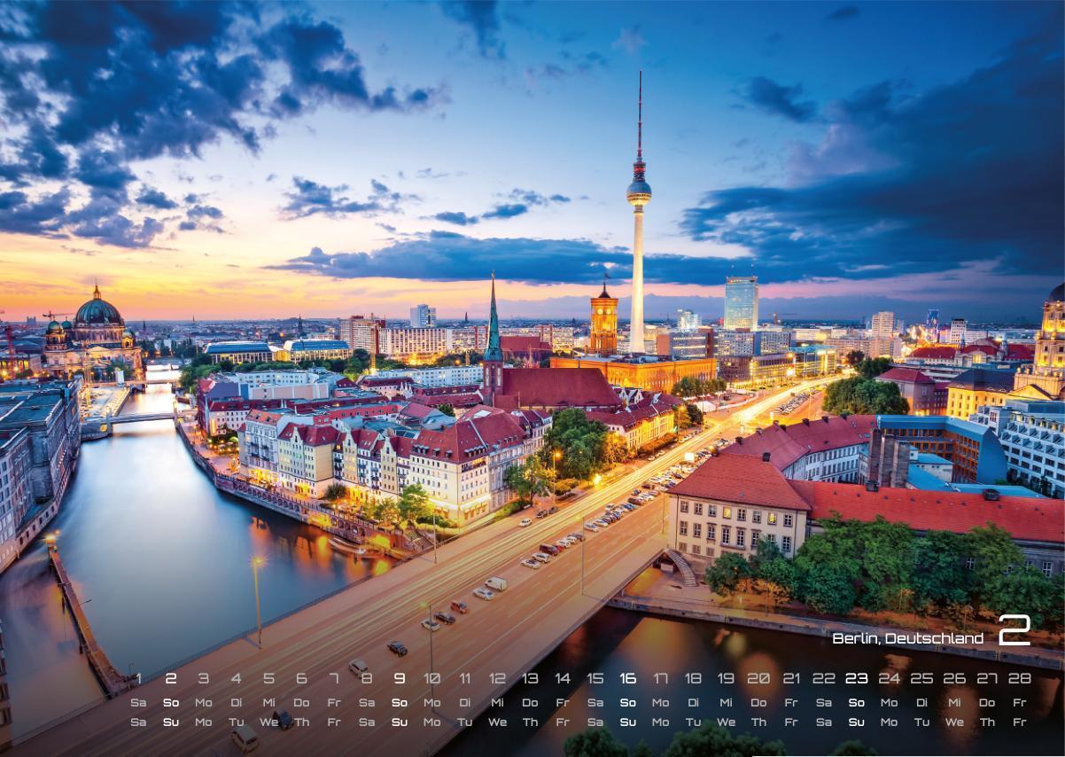 Beispielinhalt (Bild) Luftaufnahmen - faszinierende Aufnahmen von oben - ABOVE - 2025 - Kalender DIN A3