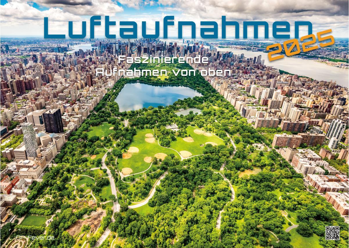 Vorderes Coverbild Luftaufnahmen - faszinierende Aufnahmen von oben - ABOVE - 2025 - Kalender DIN A3