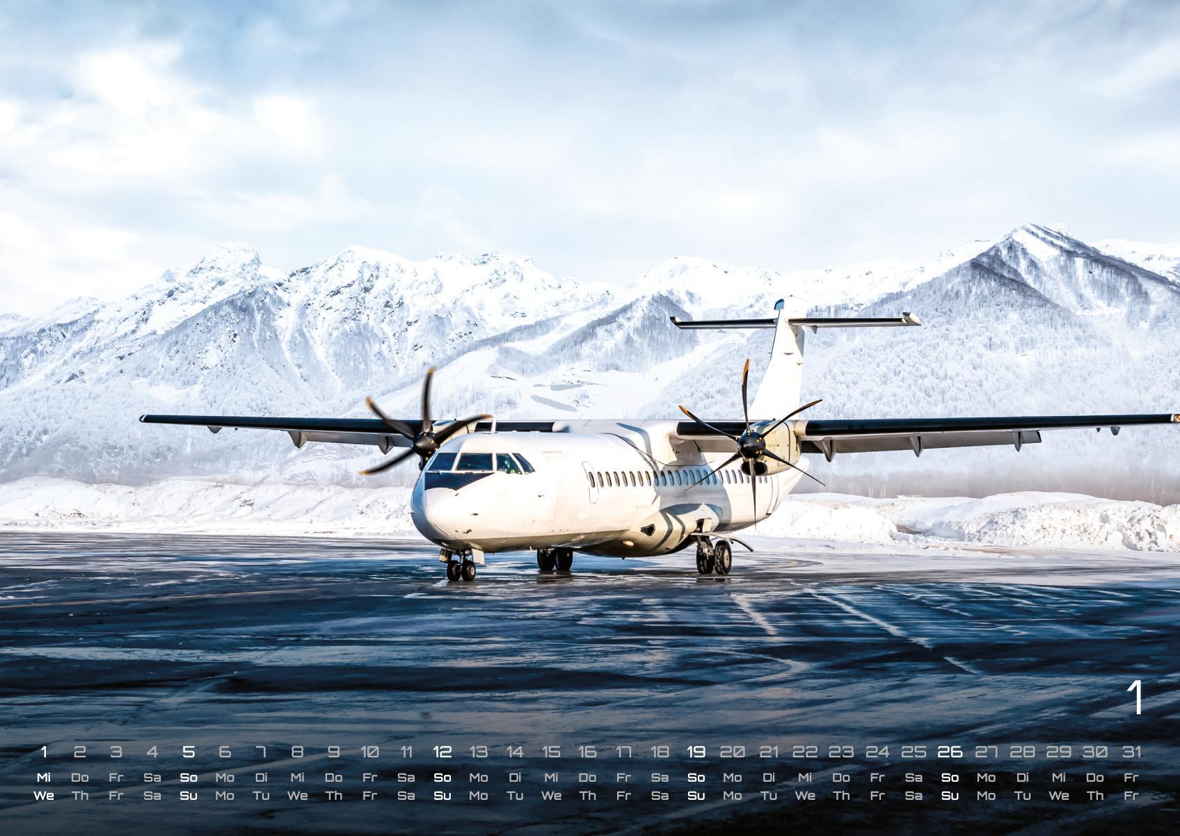 Beispielinhalt (Bild) Planes - Über den Wolken - Flugzeuge - 2025 - Kalender DIN A2