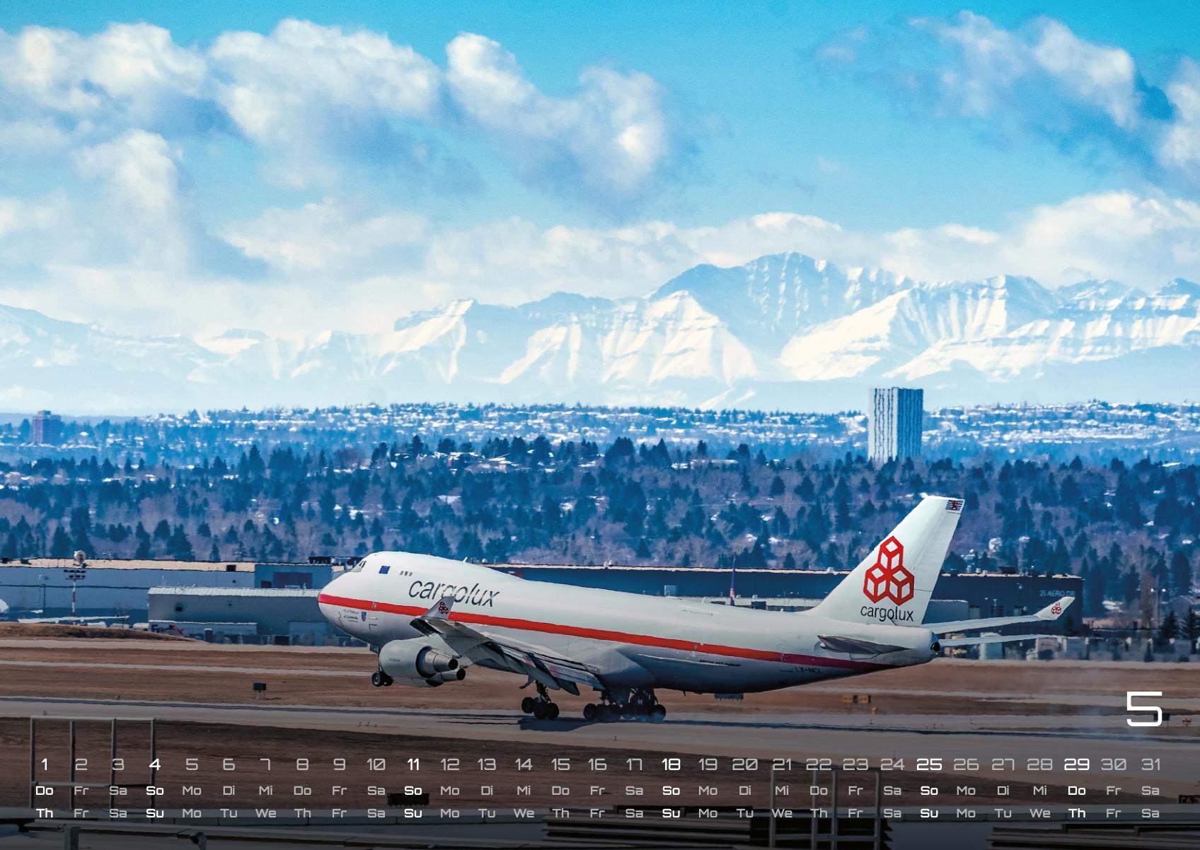 Beispielinhalt (Bild) Planes - Über den Wolken - Flugzeuge - 2025 - Kalender DIN A2