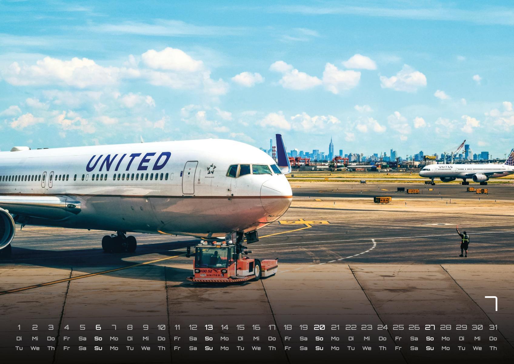 Beispielinhalt (Bild) Planes - Über den Wolken - Flugzeuge - 2025 - Kalender DIN A2