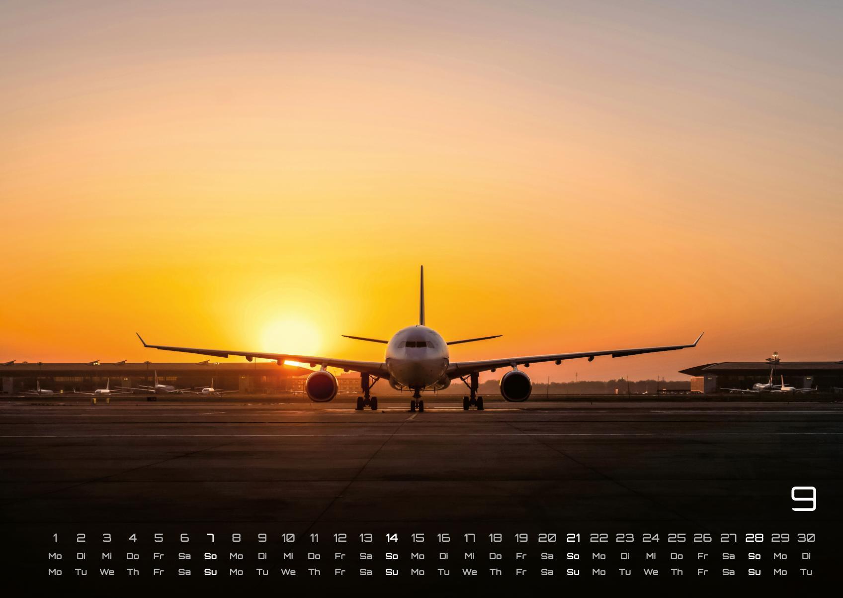 Beispielinhalt (Bild) Planes - Über den Wolken - Flugzeuge - 2025 - Kalender DIN A2