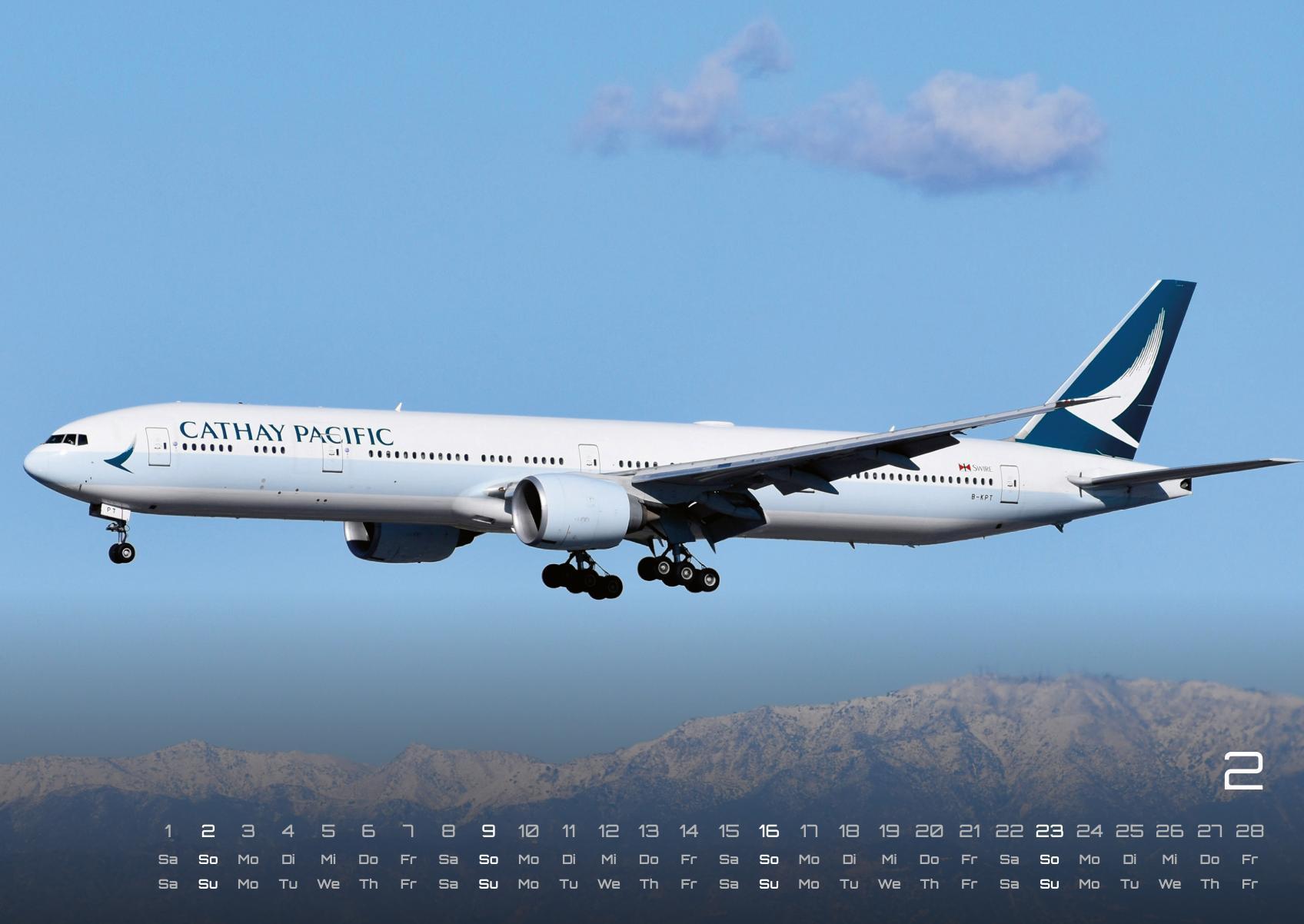Beispielinhalt (Bild) Planes - Über den Wolken - Flugzeuge - 2025 - Kalender DIN A2