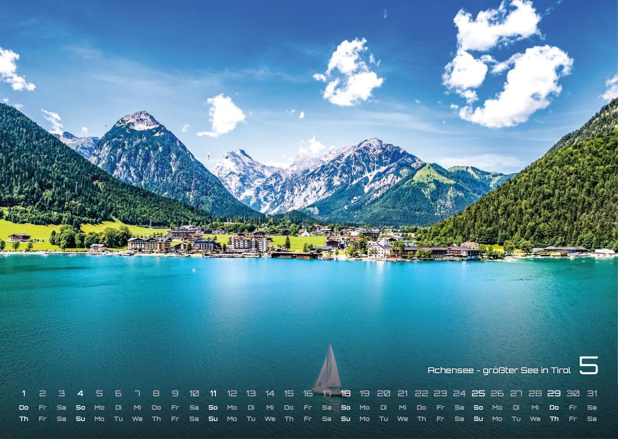 Beispielinhalt (Bild) Österreich - 2025 - Kalender DIN A3