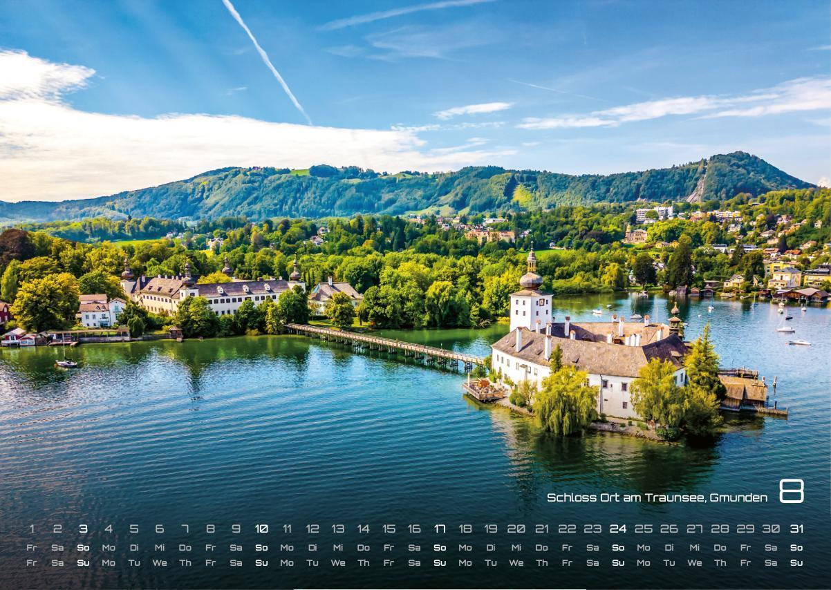 Beispielinhalt (Bild) Österreich - 2025 - Kalender DIN A3