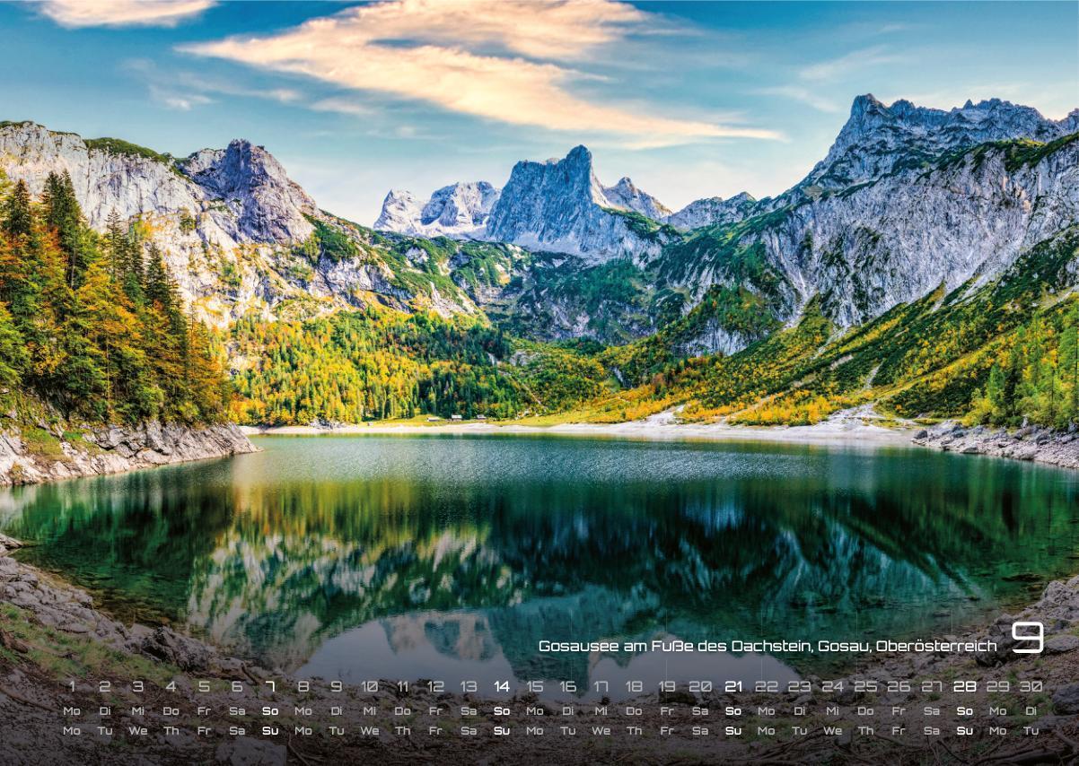 Beispielinhalt (Bild) Österreich - 2025 - Kalender DIN A3