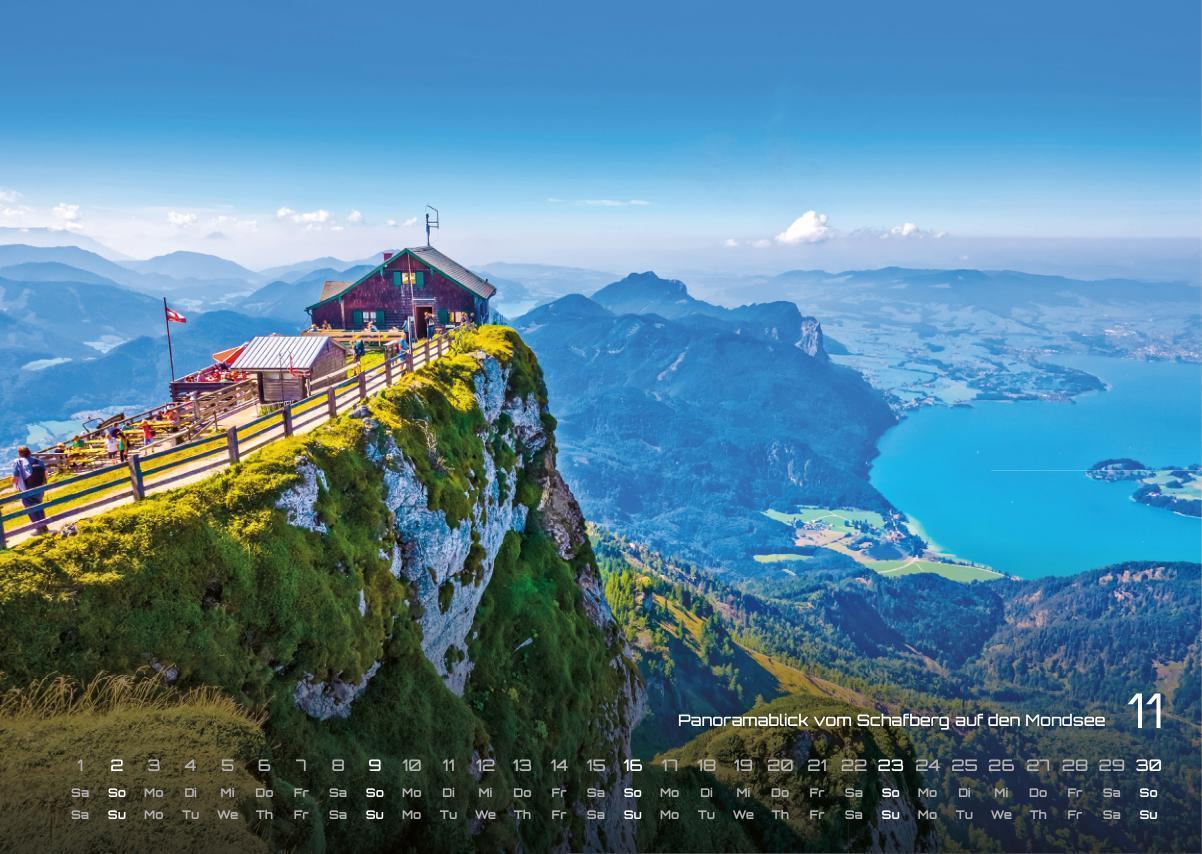 Beispielinhalt (Bild) Österreich - 2025 - Kalender DIN A3