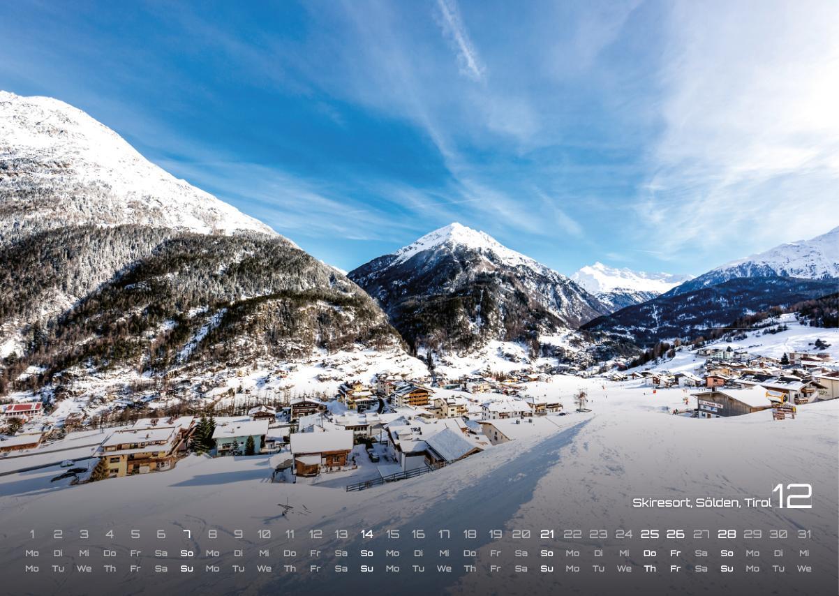Beispielinhalt (Bild) Österreich - 2025 - Kalender DIN A3