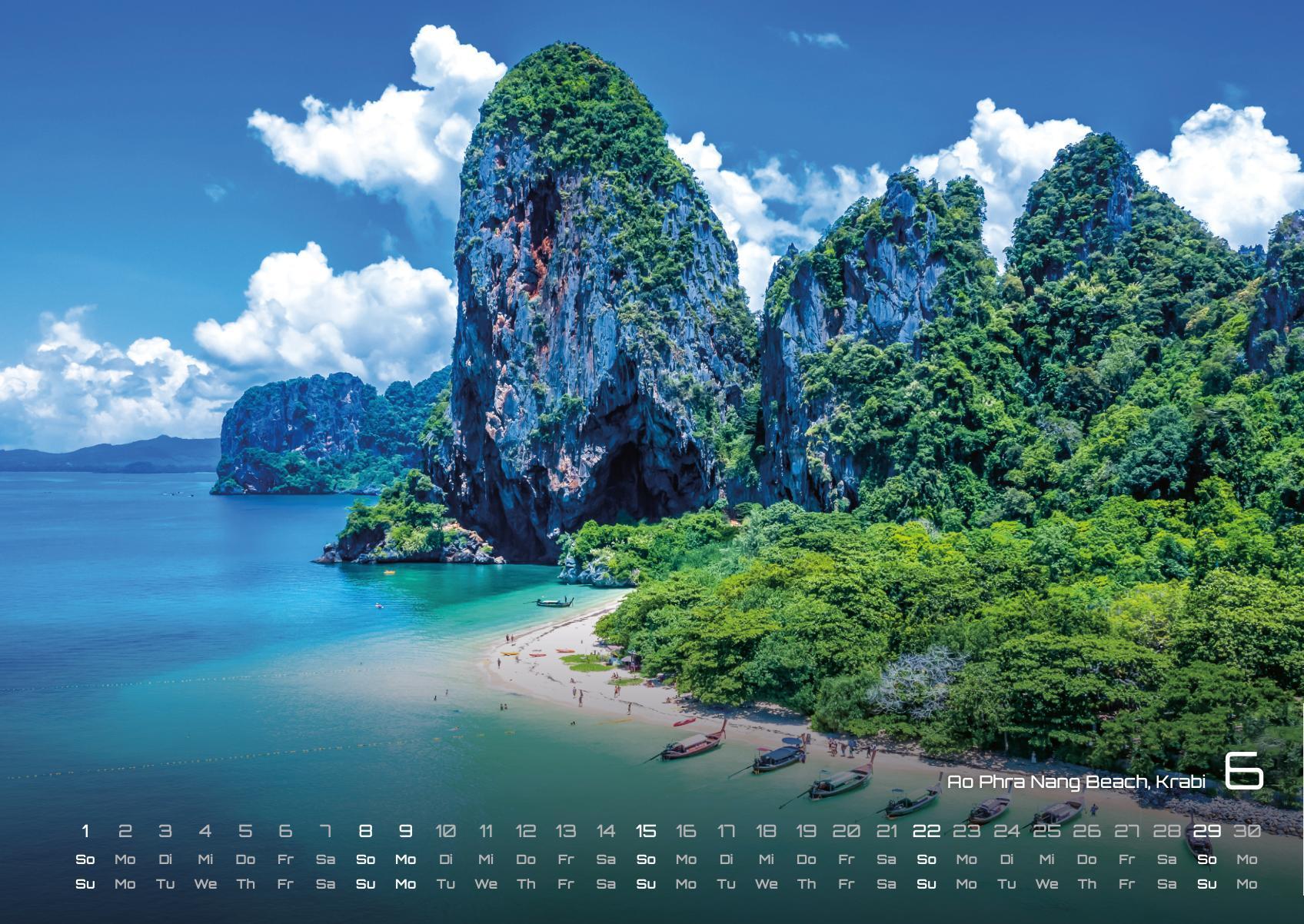 Beispielinhalt (Bild) Thailand - Land of Smiles - 2025 - Kalender DIN A2