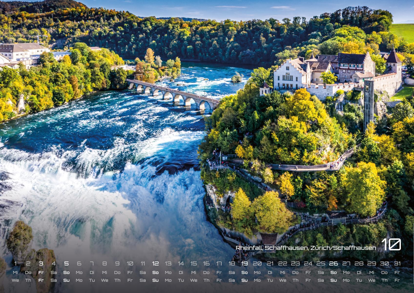 Beispielinhalt (Bild) Schweiz - 2025 - Kalender DIN A2