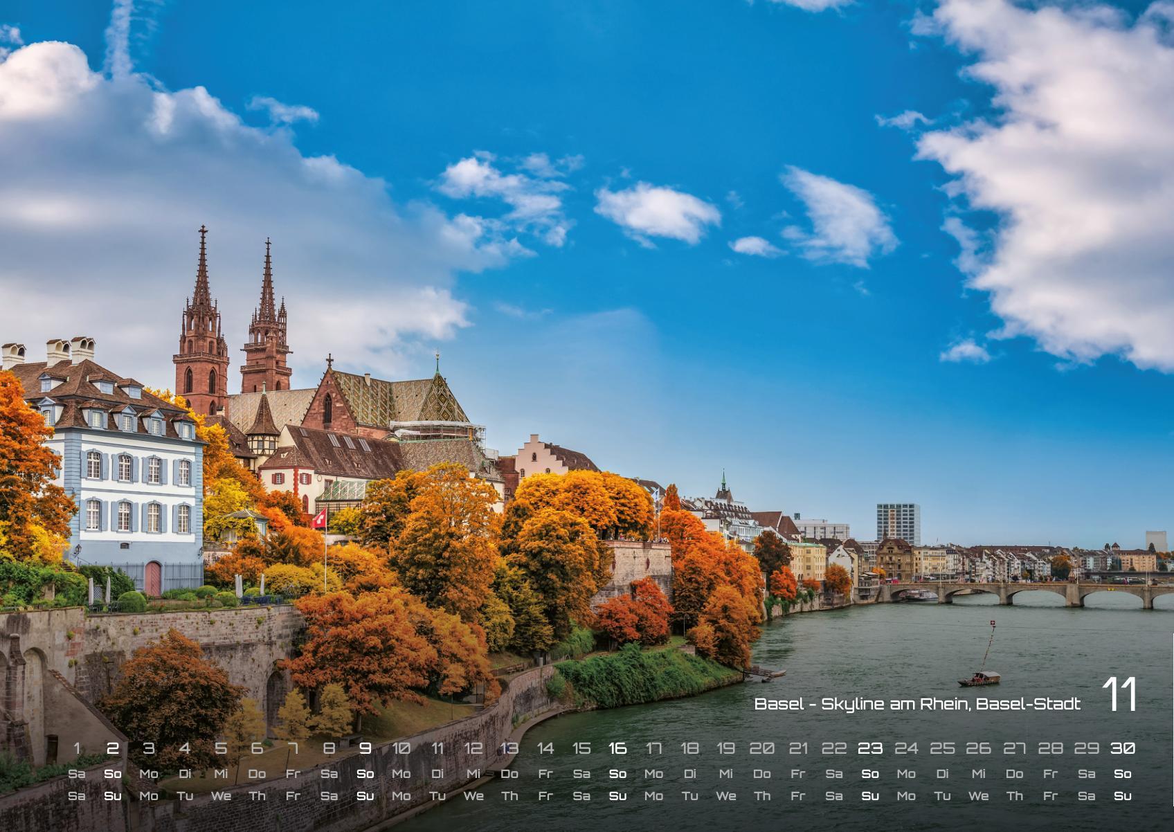 Beispielinhalt (Bild) Schweiz - 2025 - Kalender DIN A2