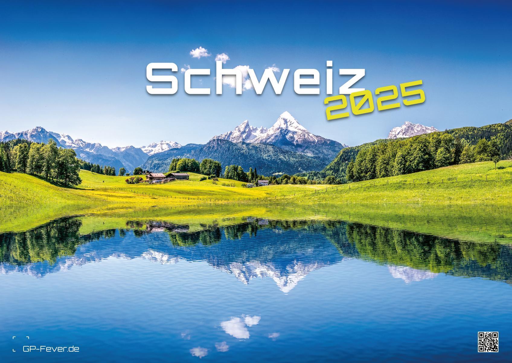 Vorderes Coverbild Schweiz - 2025 - Kalender DIN A2