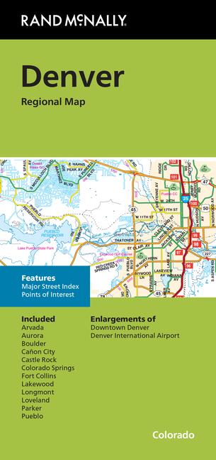 Vorderes Coverbild Rand McNally Folded Map: Denver Regional Map