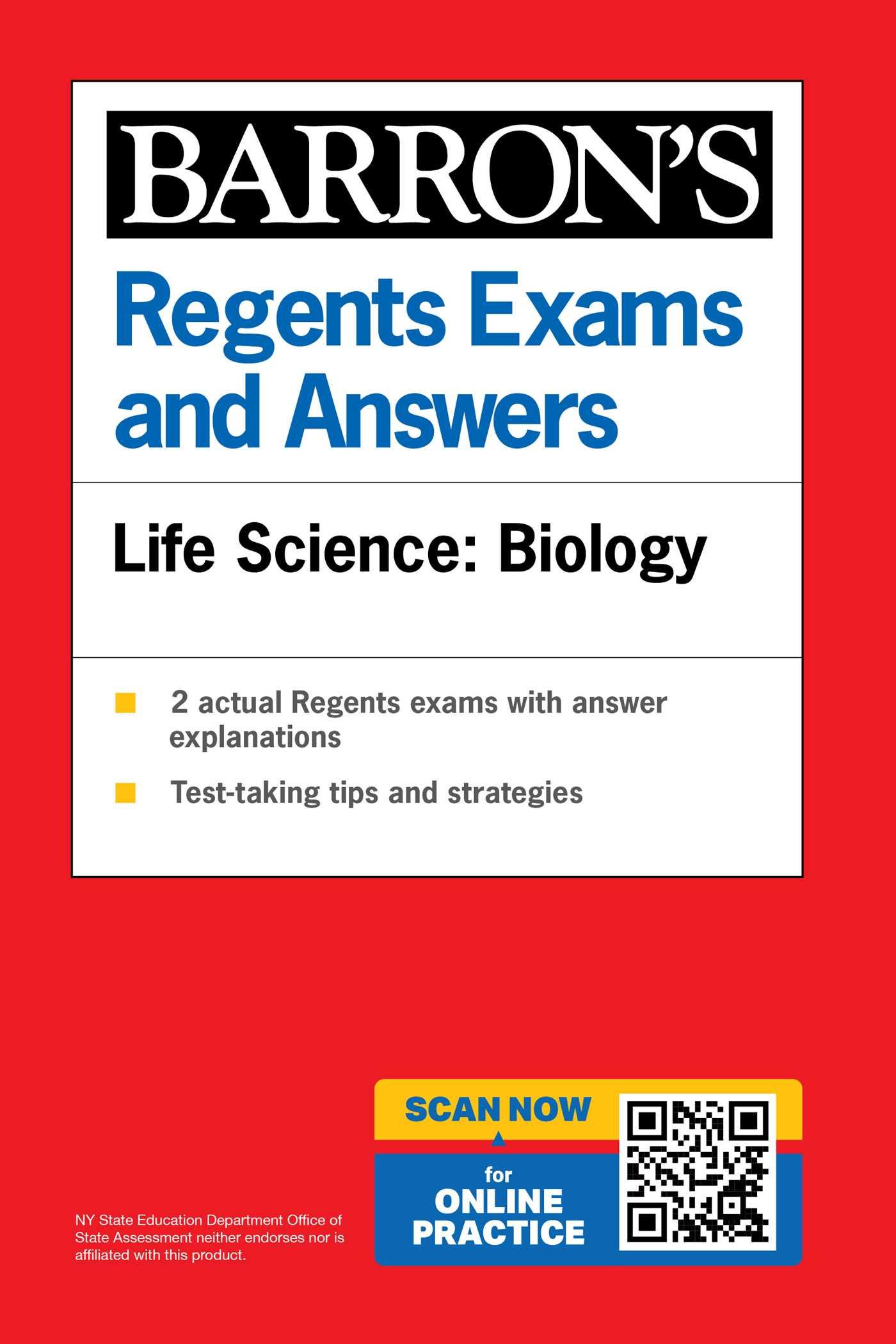 Vorderes Coverbild Regents Exams and Answers: Life Science: Biology, 1st Edition