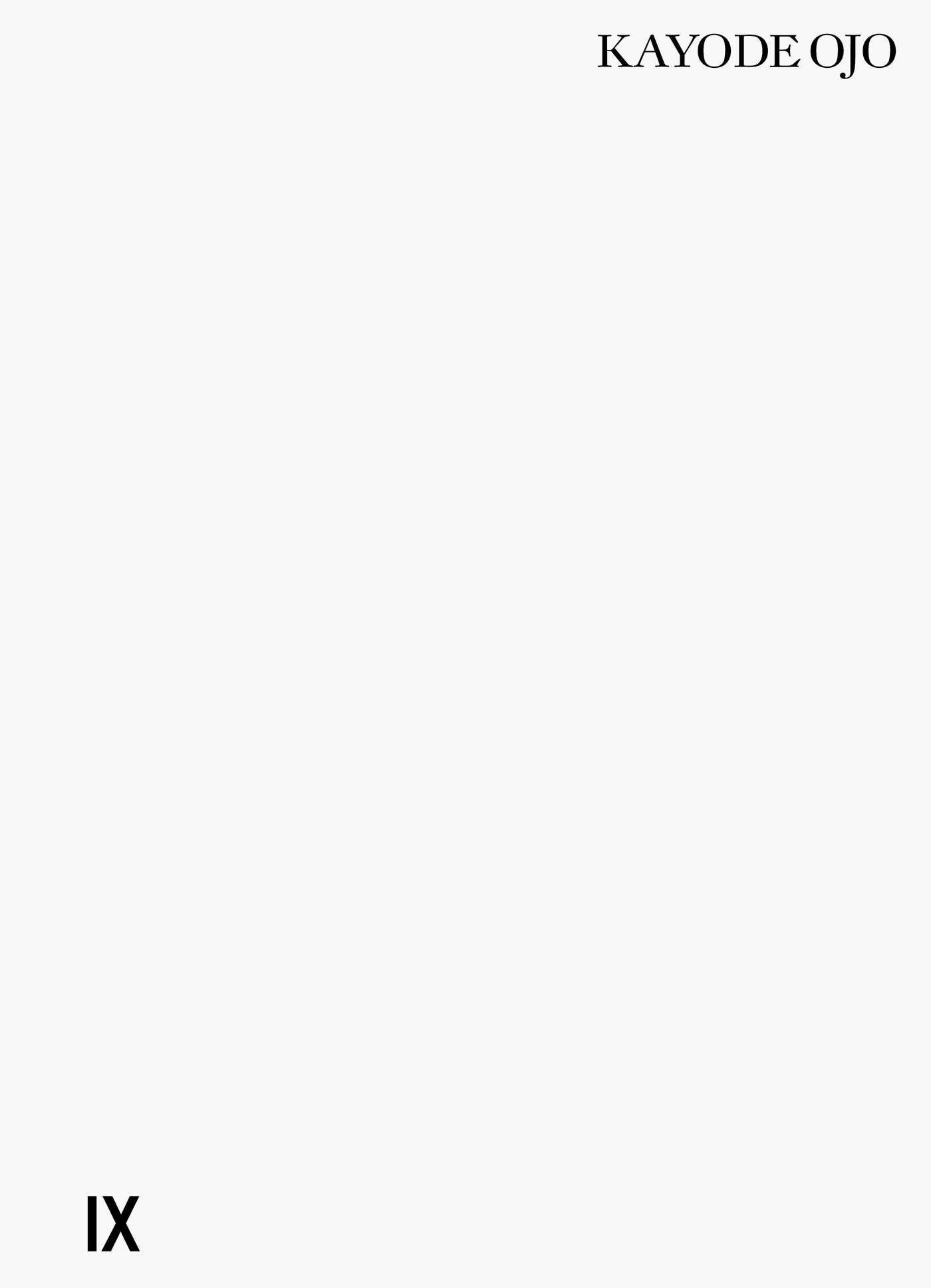 Vorderes Coverbild Kayode Ojo: EDEN