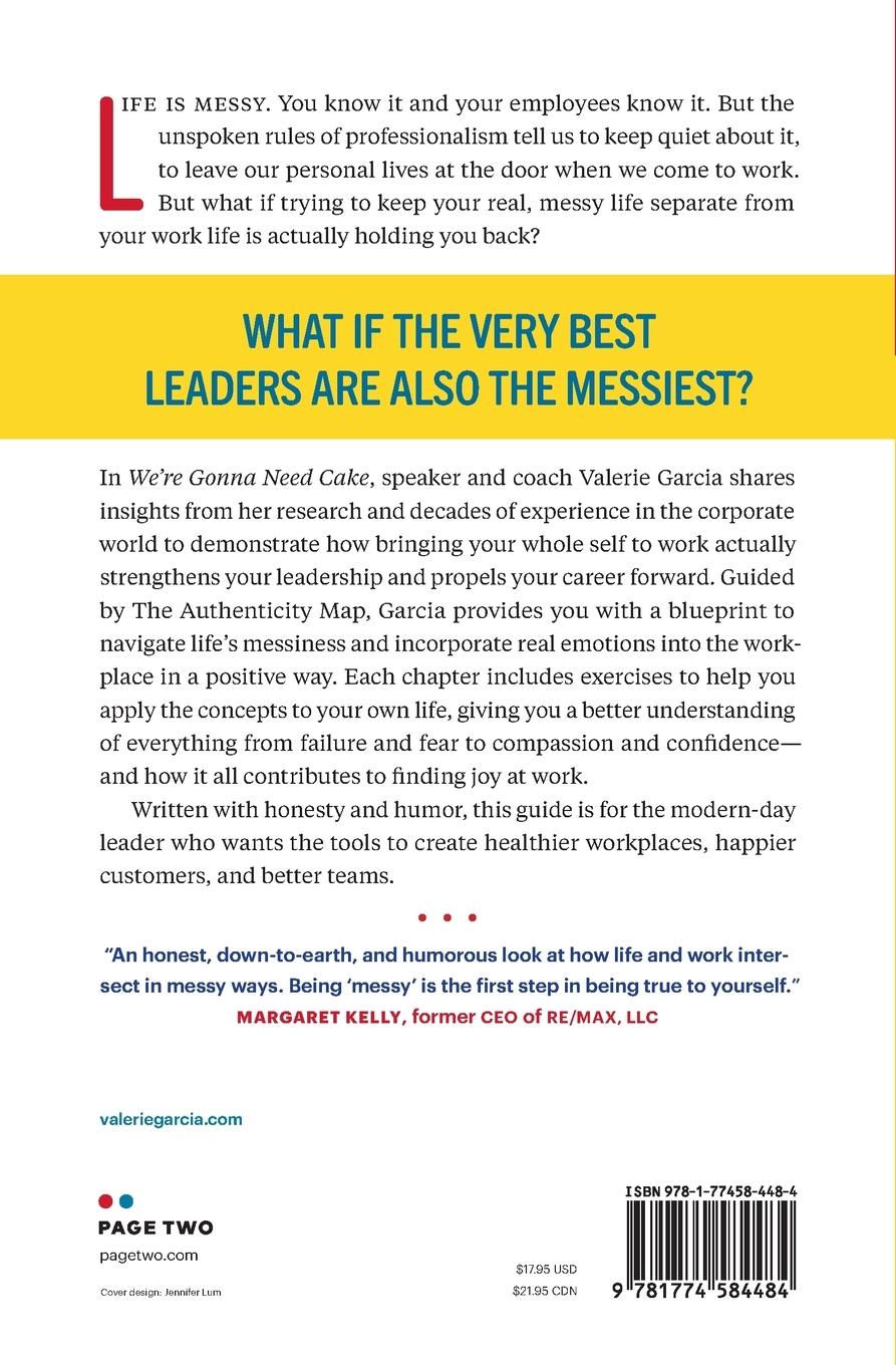 Rückseitencover We're Gonna Need Cake