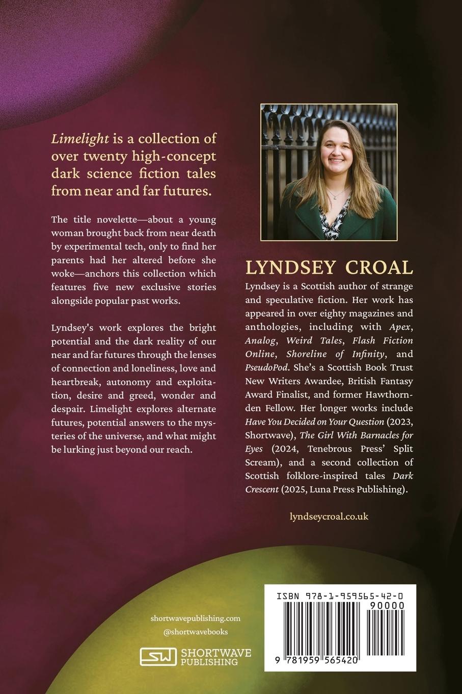 Rückseitencover Limelight and Other Stories