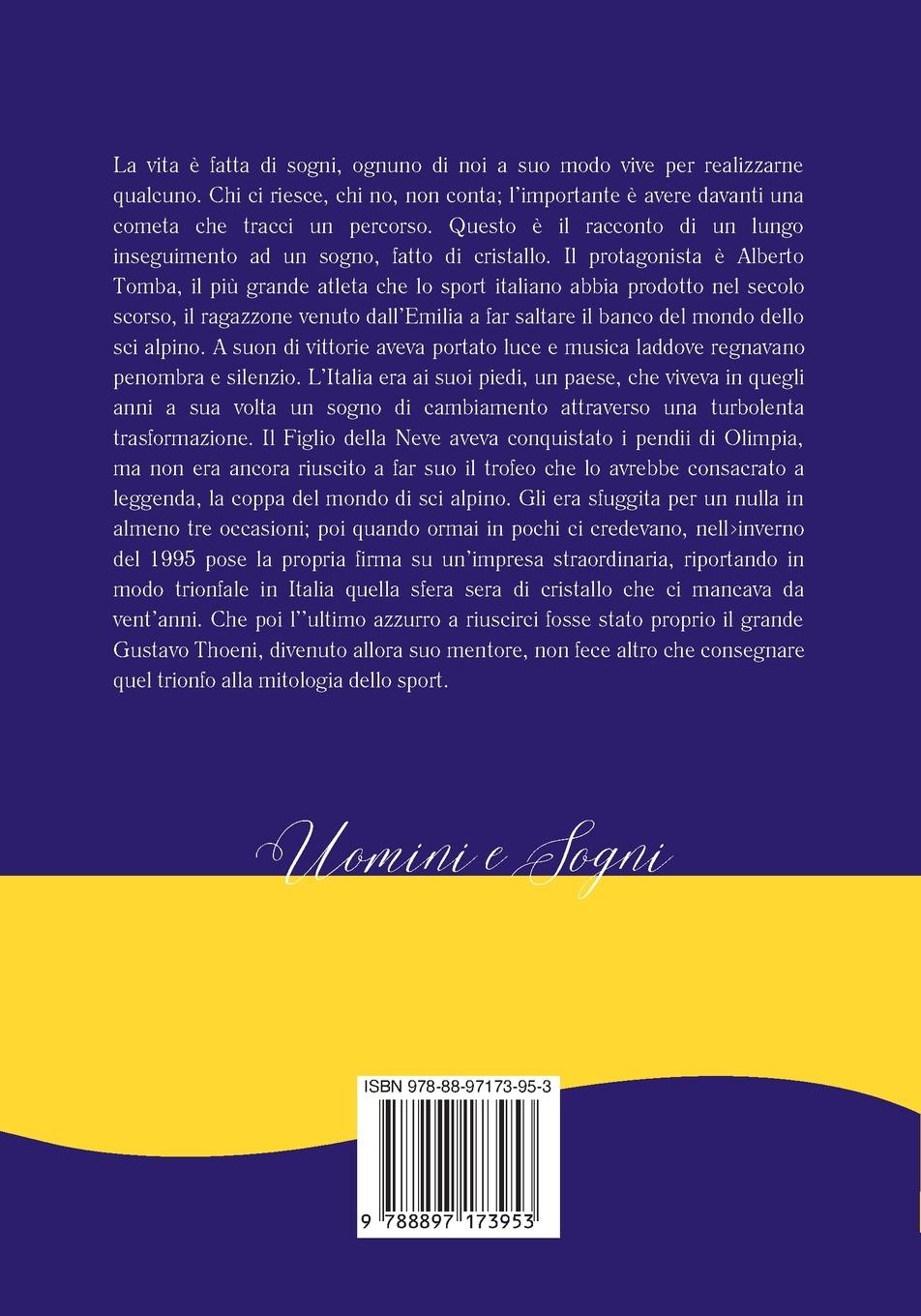 Rückseitencover ALBERTO TOMBA E IL SOGNO DI CRISTALLO