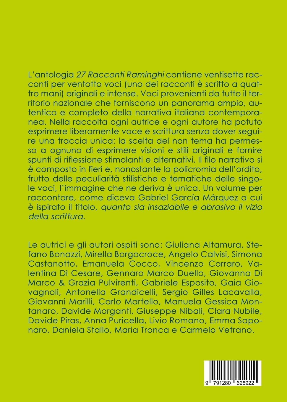 Rückseitencover 27 Racconti Raminghi