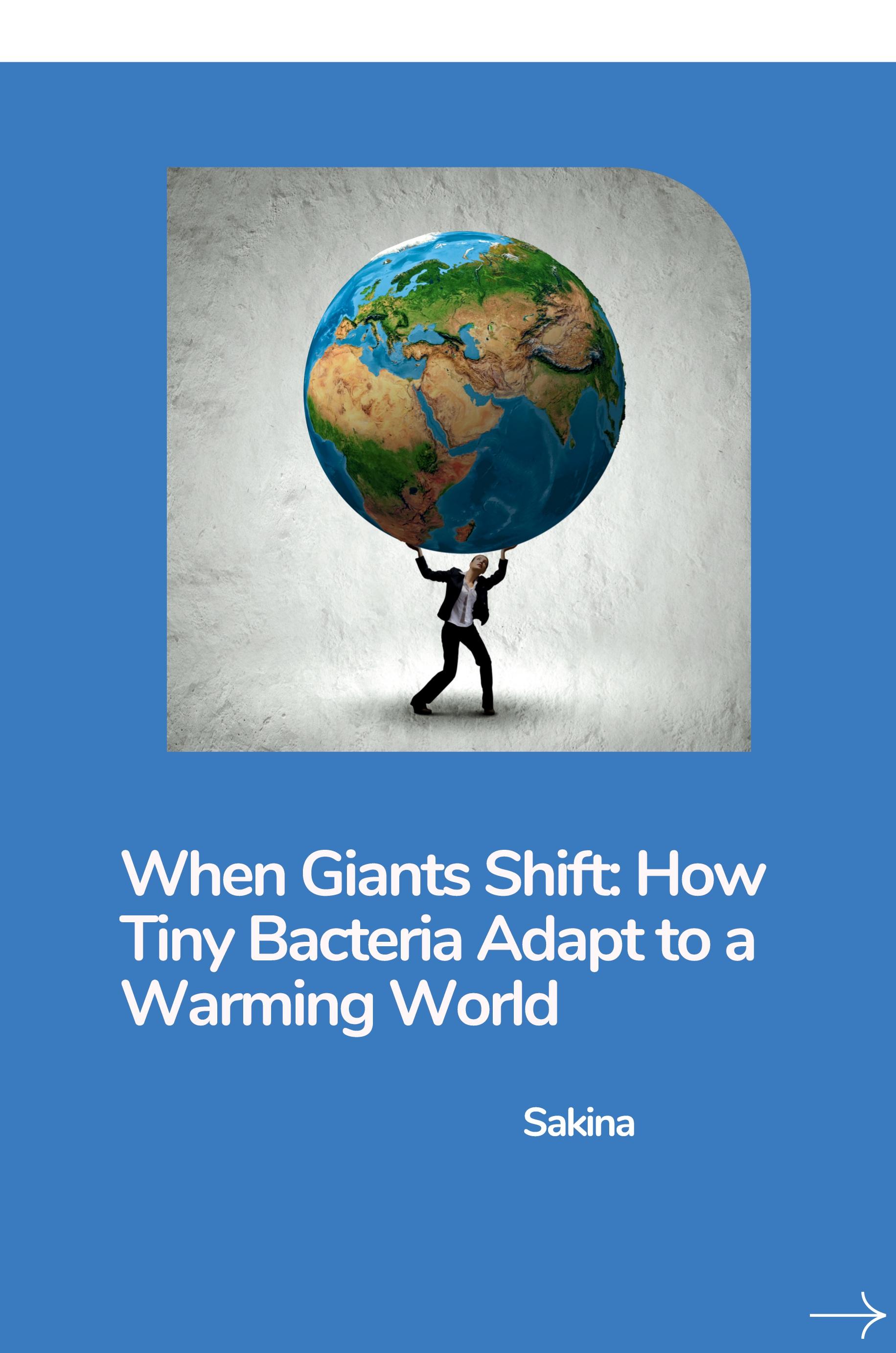 Vorderes Coverbild When Giants Shift: How Tiny Bacteria Adapt to a Warming World