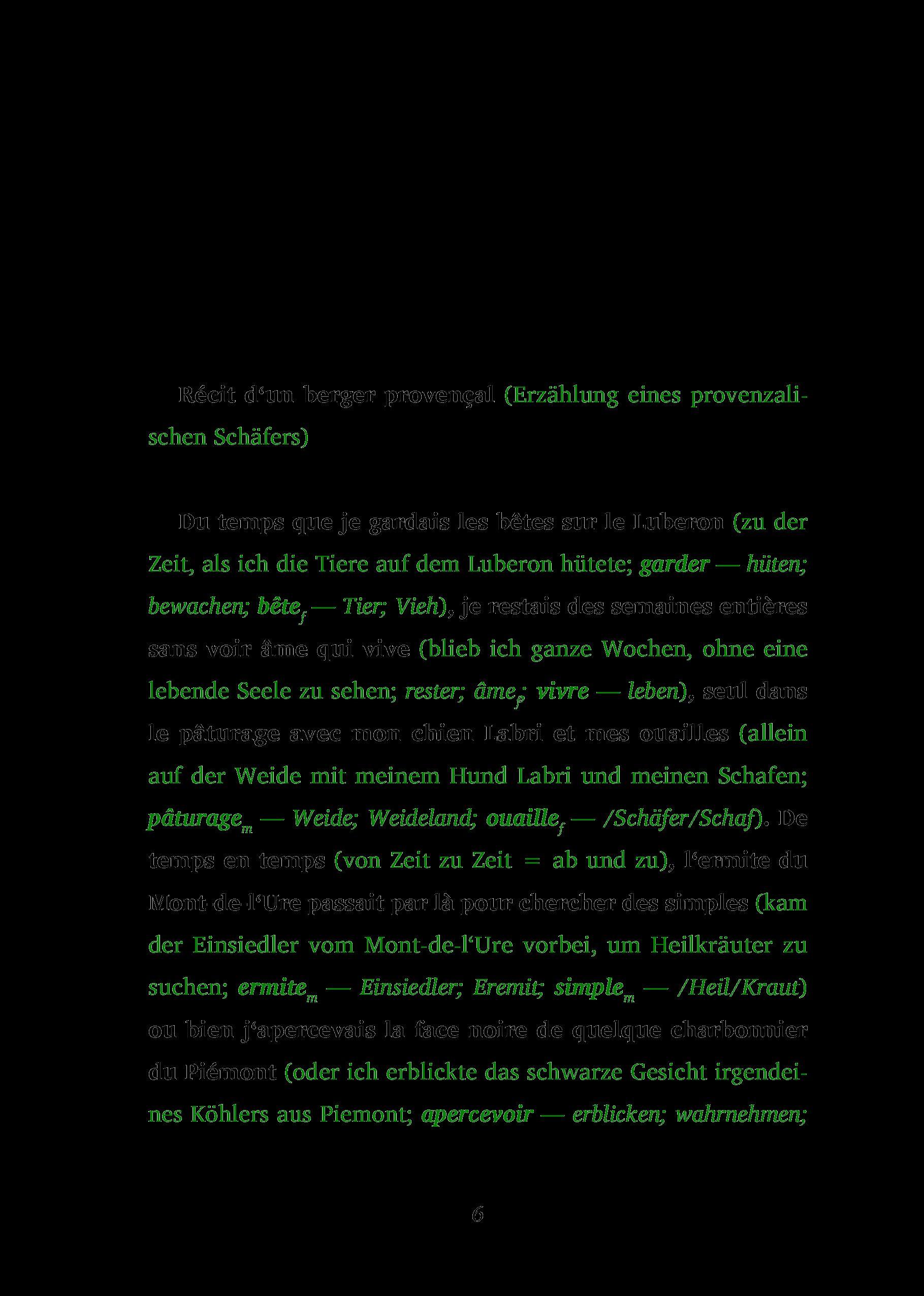 Beispielinhalt (Bild) Les étoiles / Die Sterne (Buch + Audio-Online) - Frank-Lesemethode - Kommentierte zweisprachige Ausgabe Französisch-Deutsch