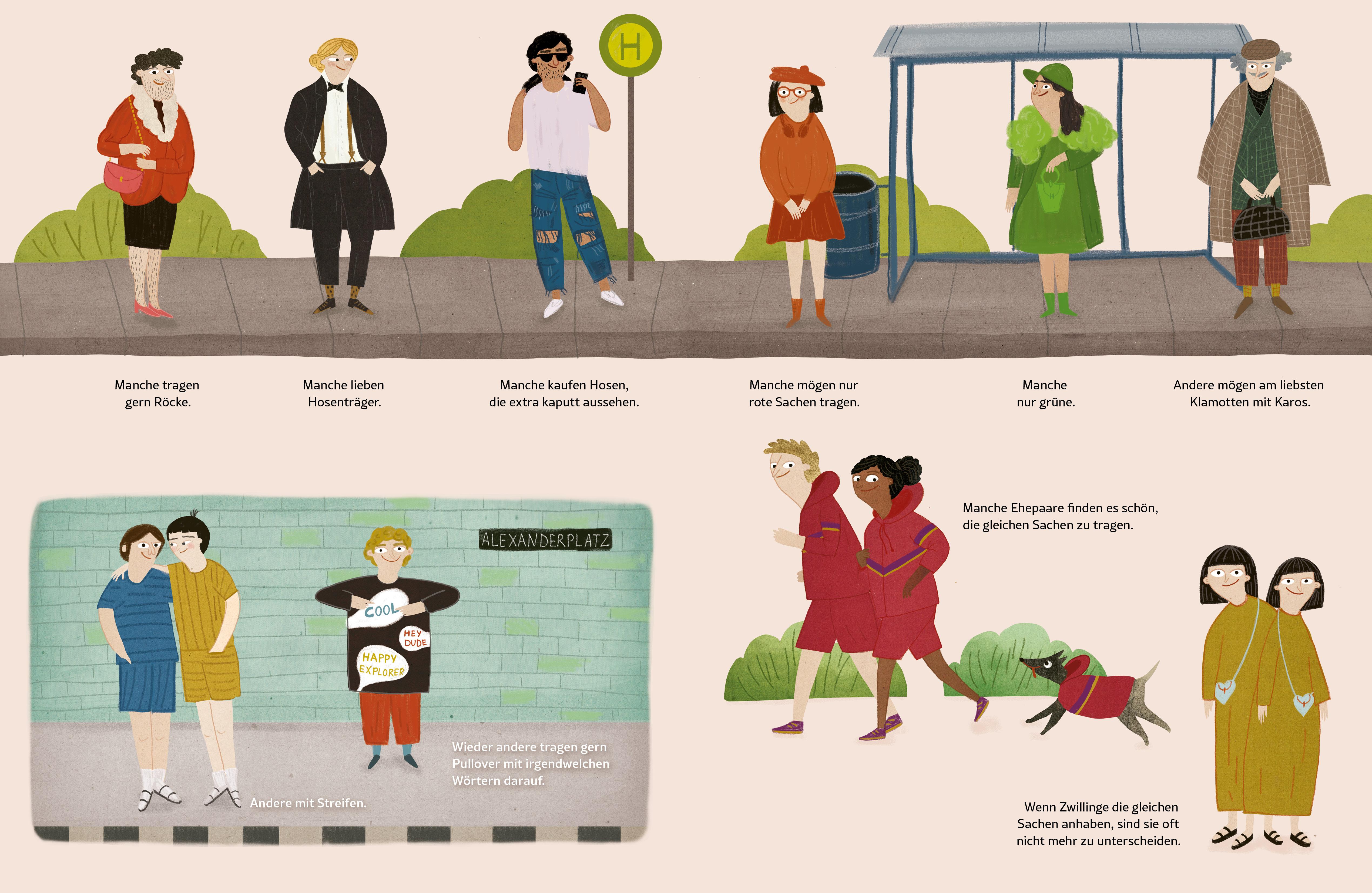 Beispielinhalt (Bild) Klamotten.