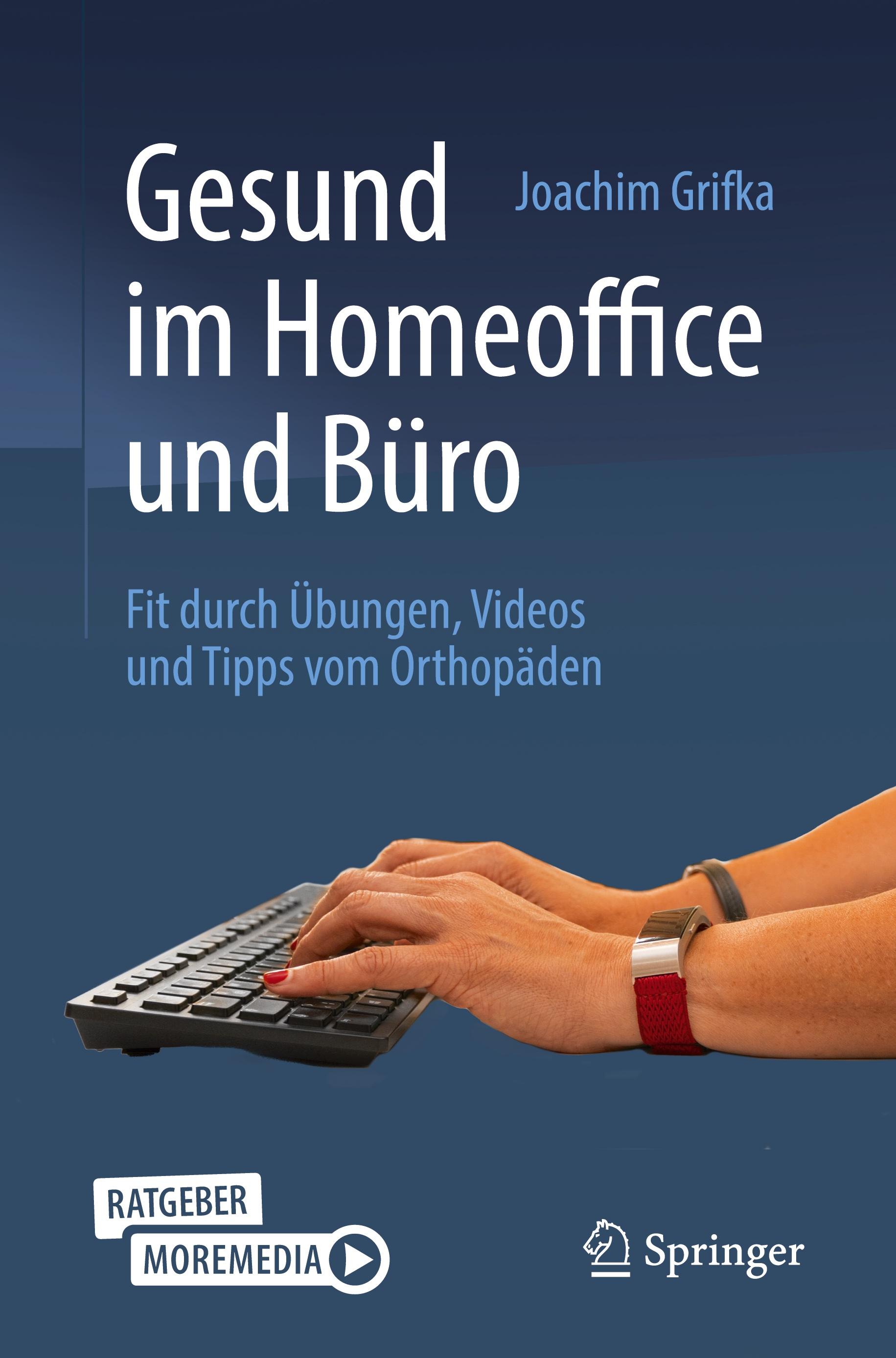 Vorderes Coverbild Gesund im Homeoffice und Büro