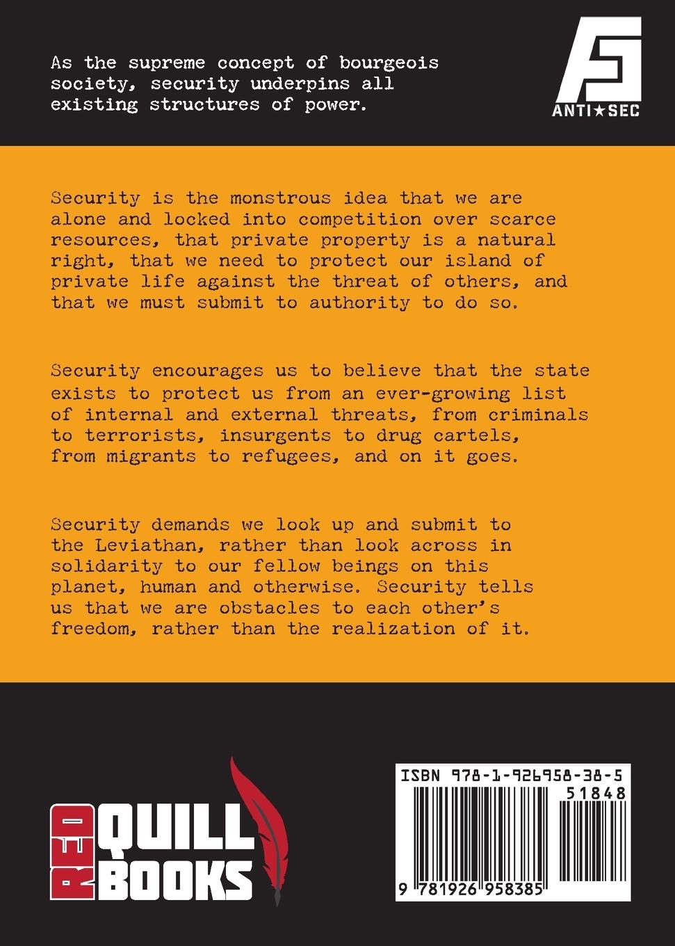 Rückseitencover The Security Abolition Manifesto
