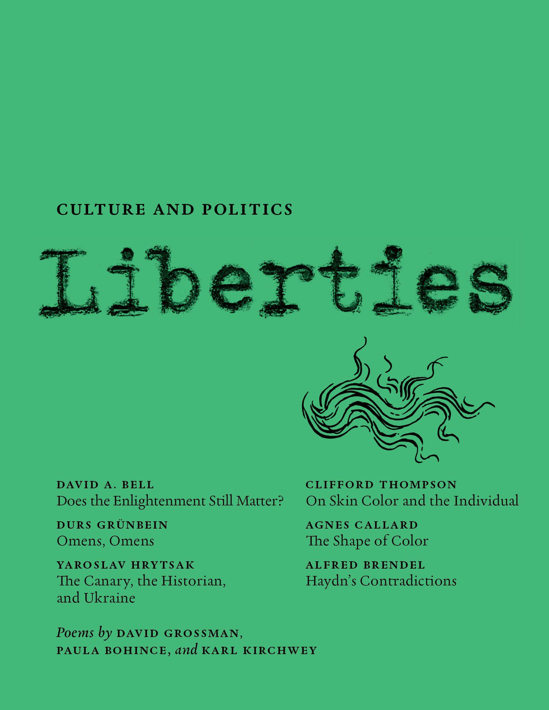 Vorderes Coverbild Liberties Journal of Culture and Politics