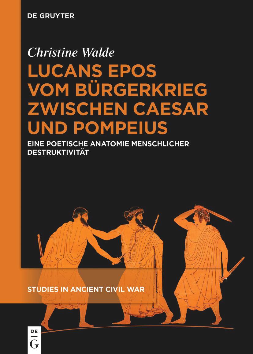 Vorderes Coverbild Lucans Epos vom Bürgerkrieg zwischen Caesar und Pompeius